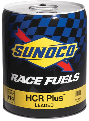 Sunoco HCR Plus High Performance Racing Fuel | Container: 5 Gallon Pail | Shipped as: 1 x 5 Gallon Pail - Leaded Racing Fuel